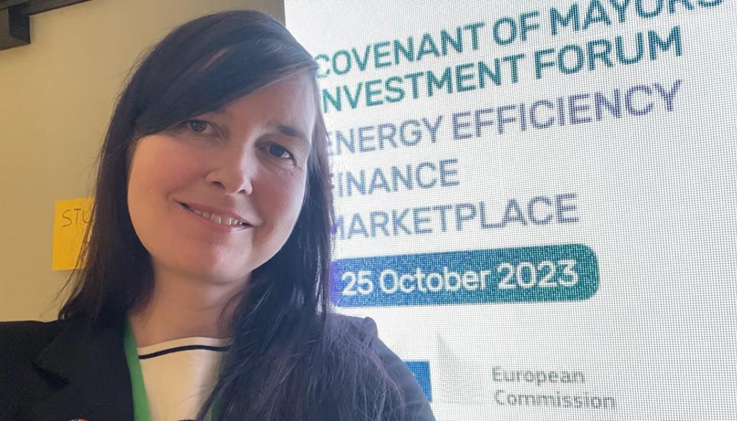Isabella Katsimenis, nationell projektledare från Energikontor Norr och skaparen av projektidén. Foto: Energikontor Norr