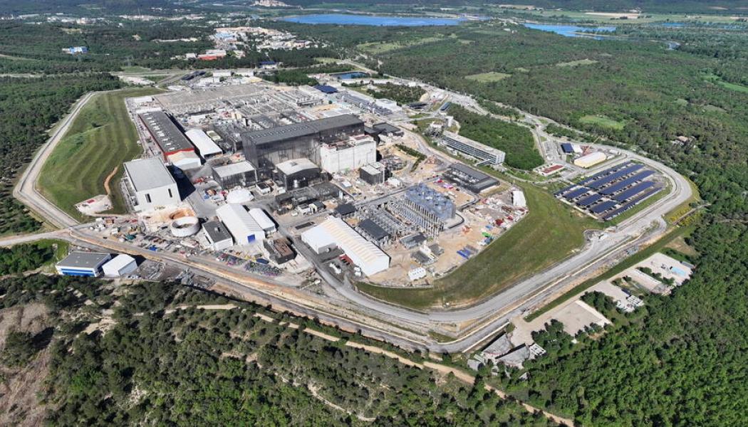 ITER:s anläggning för fusionsenergi i södra Frankrike. Foto: ITER