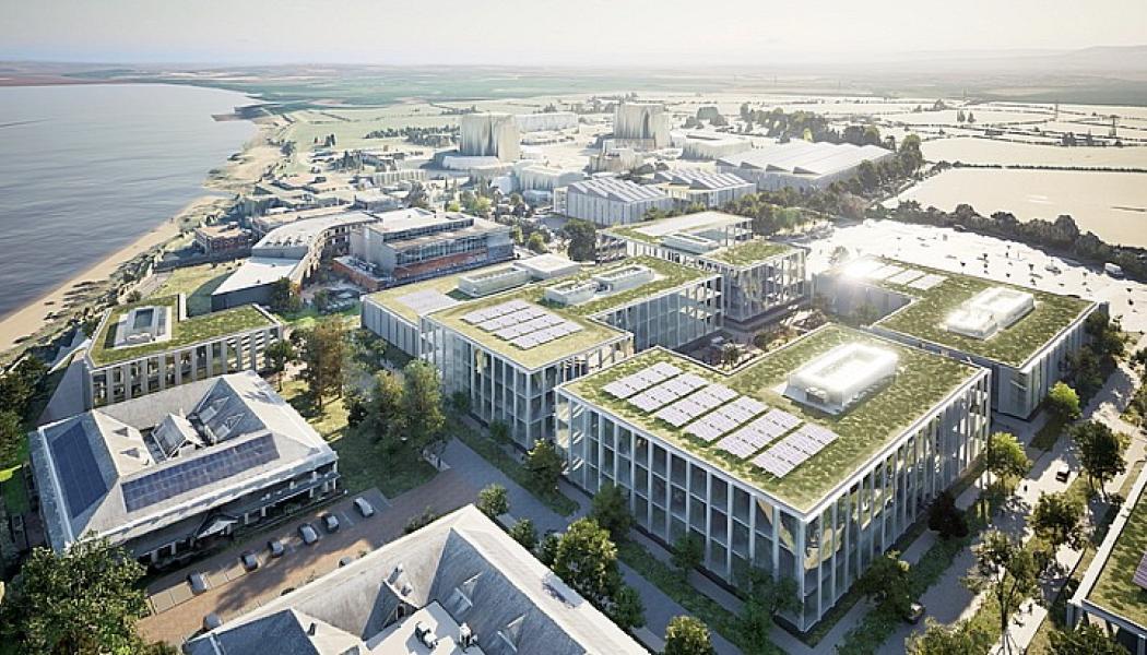 En visualisering av vetenskaps- och teknikparken. Bild: Turley
