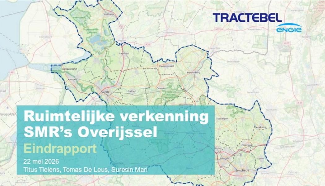 Nederländska Overijssel kartlägger möjliga platser för SMR-kärnkraft