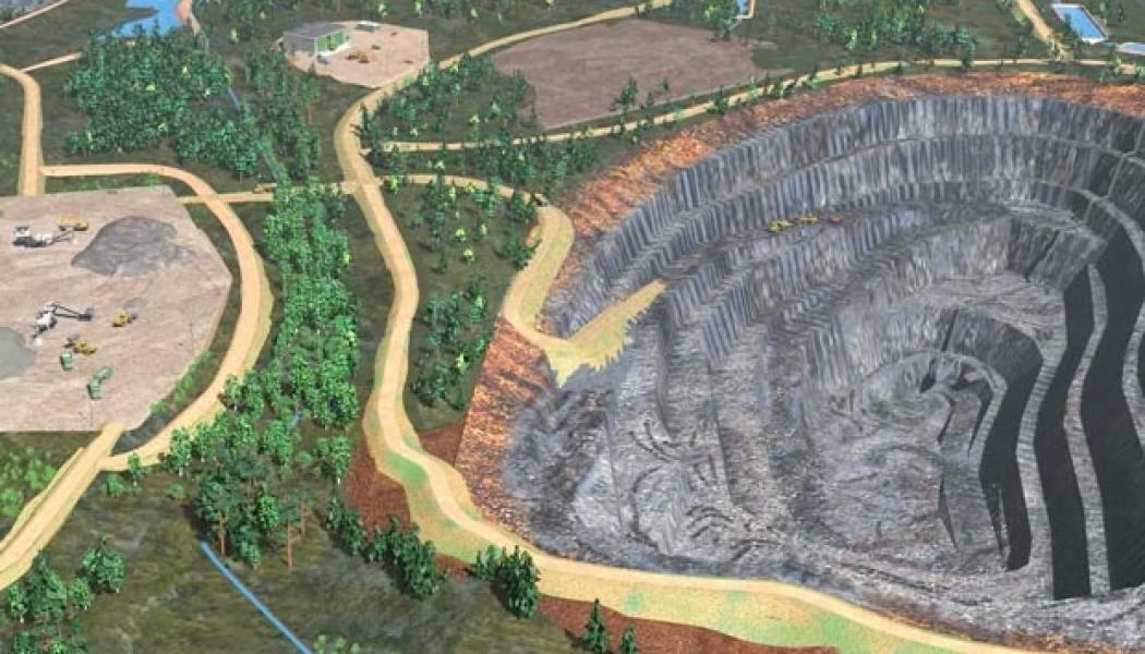 Litiumfyndigheten i Kaustby har varit känd sedan 1960-talet, men det är först under de senaste åren som projektet bedömts vara kommersiellt genomförbart. Foto: Keliber