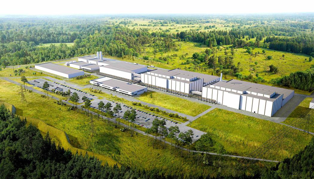Fabriken blir den första i Finland som producerar NMC-baserat katodaktivt material. Målet är att möta efterfrågan från europeiska batterifabriker. Foto: Easpring Finland New Materials Oy