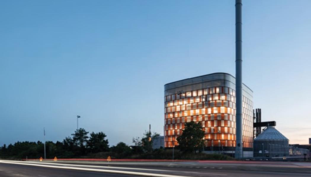 Vattenfalls nya biobränsleeldade värmeverk Carpe Futurum i Uppsala är förberett för att kunna kompletteras med en ångturbin för elproduktion. Foto: Vattenfall