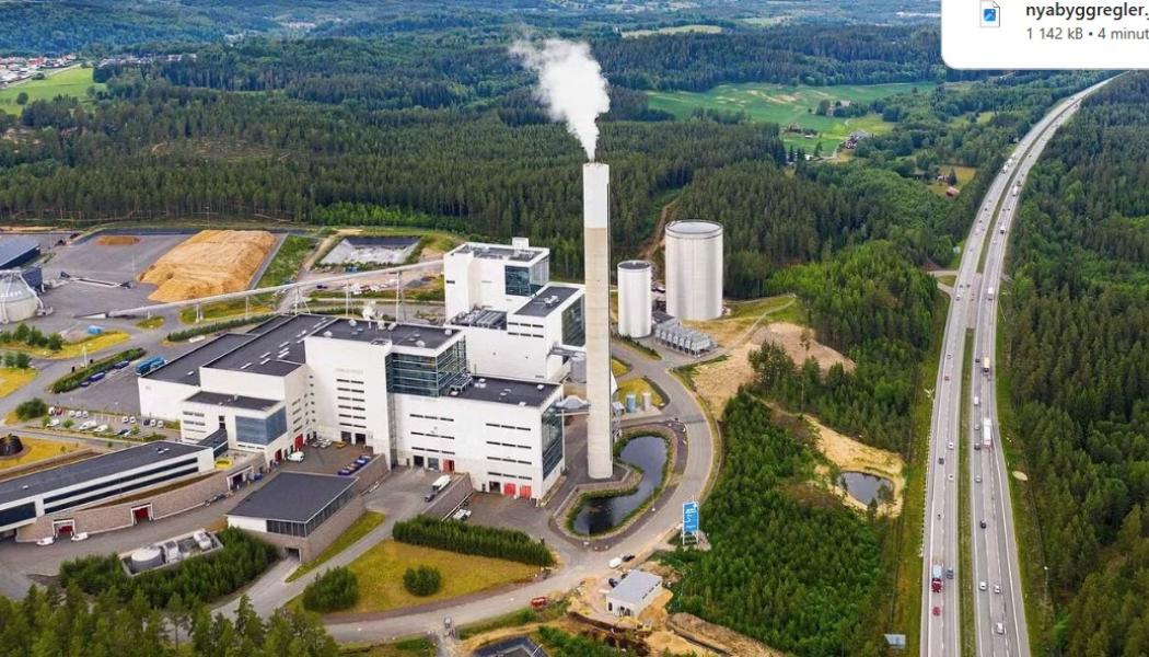 Kraftvärmeverket på Torsvik hanterar avfall från både hushåll och verksamheter. En anläggning som tar hand om restavfall som inte går att återvinna. Pressbild: Jönköping Energi
