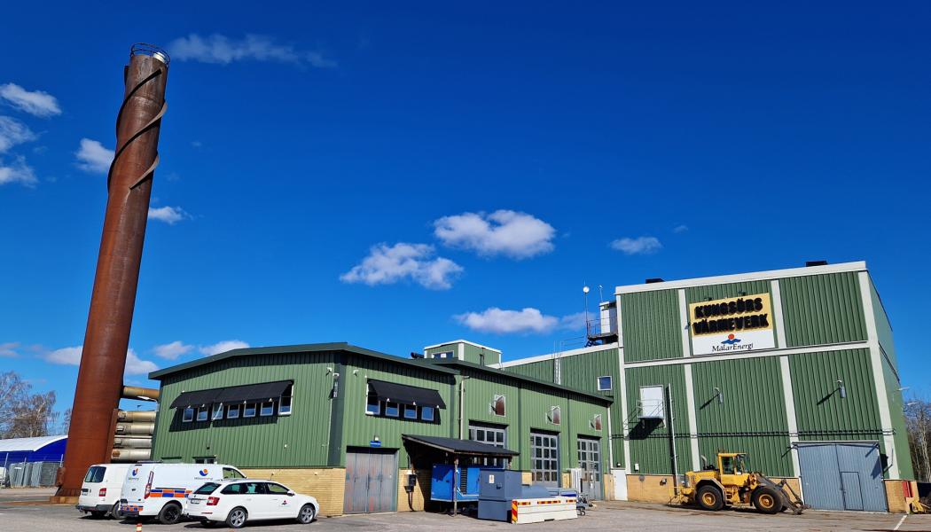 Kungsörs värmeverk. Pressbild: Mälarenergi
