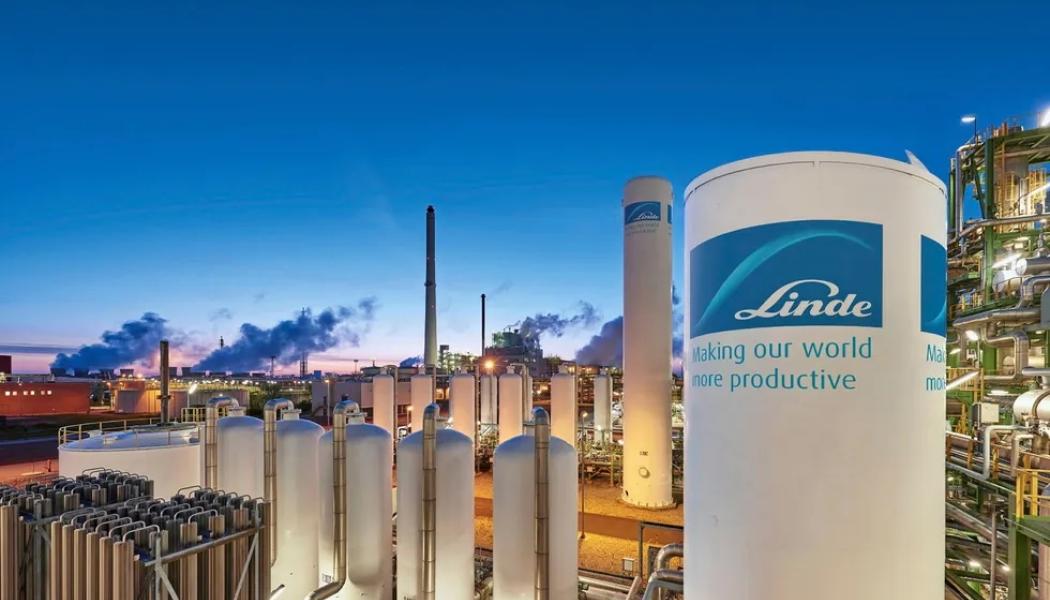 Lindes produktionsanläggning i tyska Leuna. Foto: Linde