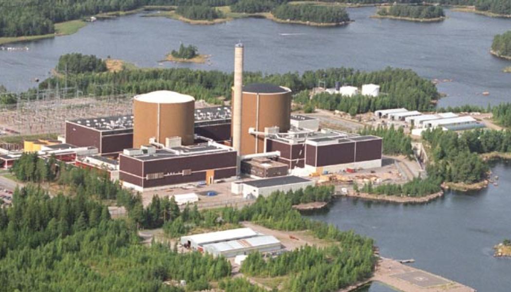 Lovisa kärnkraftverk i södra Finland. Foto: Fortum