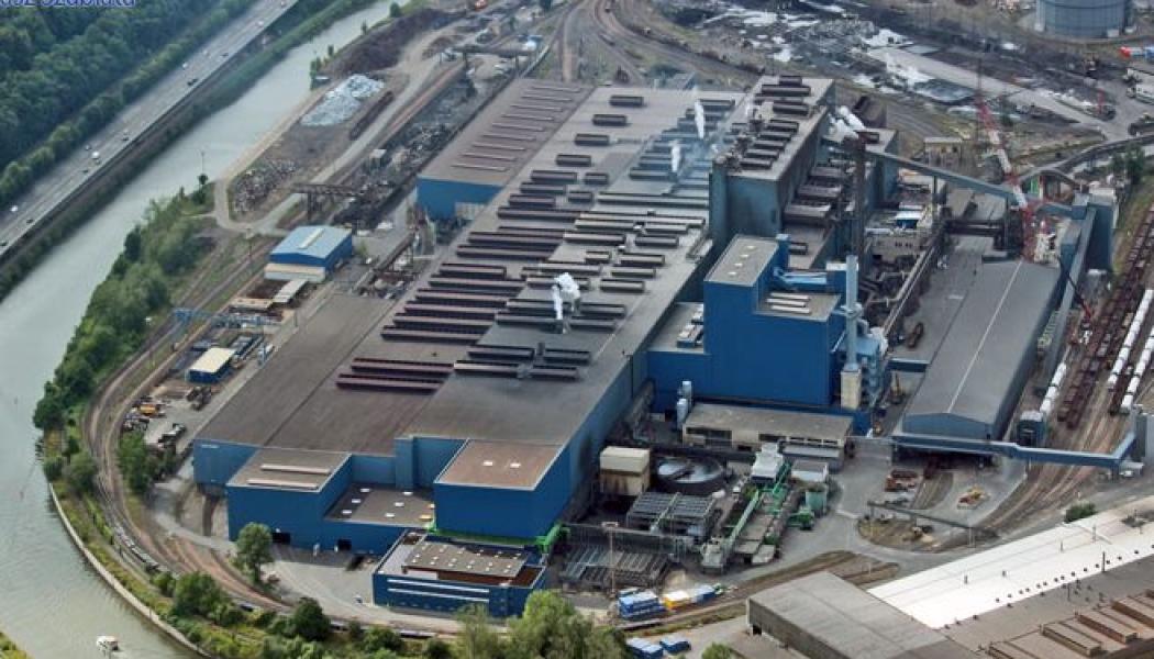 Saarstahls stålfabrik. Foto: SHS – Stahl-Holding-Saar (SHS) 