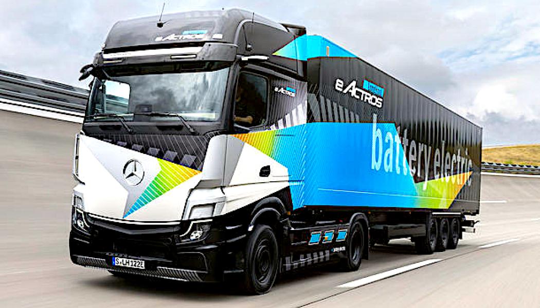 Ny teknologi: Elektriske lastebiler kan nå reise veldig langt