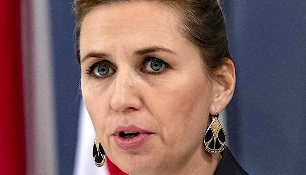 Mette Frederiksen, Danmarks statsminister, medger att statligt stöd är en realitet på den globala agendan idag och att Danmark måste anpassa sig till detta nya landskap. Foto: Wikipedia Common lic., kredit: New Öresund
