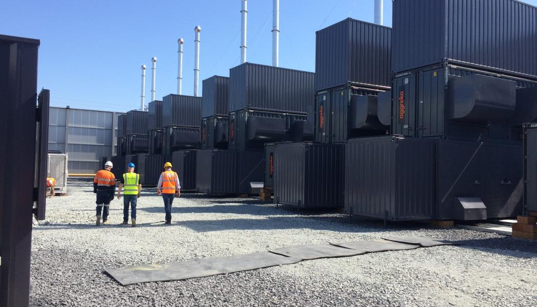 Efterfrågan på datacenter-utrymme var högre än tillgången i hela Europa under 2023 och byggnationen av fler datacenter ökar pressen på det europeiska elnätet. Foto: Aggreko