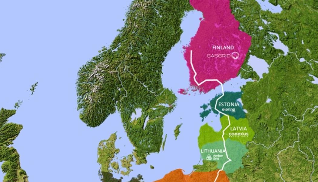 Det statliga bolaget Gasgrid Finland har tillsammans med andra aktörer i regionen tagit fram Nordic-Baltic Hydrogen Corridor (NBHC), ett projekt som syftar till att skapa en vätgasinfrastruktur från Finland, genom Estland, Lettland, Litauen och Polen, och vidare till Tyskland. Målet är att möta den ökade efterfrågan på vätgas i Centraleuropa, där potentialen för vätgasmarknaden är enorm. En eventuell förbindelse även till Sverige kommer att diskuteras i ett senare tillfälle. Karta: Nordic-Baltic Hydrogen Corridor