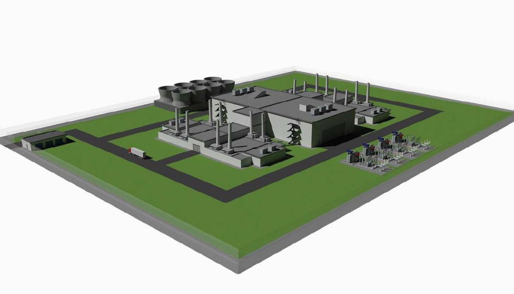 SMR-anläggningen SEALER-55 beräknas få en effekt på upp till 55 MW. Foto: Blykalla