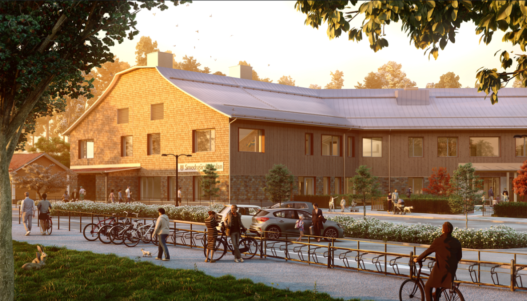 Västervik Miljö & Energis fjärrvärmeverk i Gamleby. Foto: Västervik Miljö & Energi
