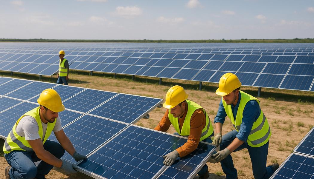 Solenergi har i dag blivit billigare än någon annan energiform, inklusive landbaserad vind och fossila bränslen. Offshorevind är nu 53 procent billigare än fossilt, men solens prisfall är det mest dramatiska av alla. Illustration: AI-genererad bild. Ej ett fotografi.
Upphovsrätt © Conventus– 