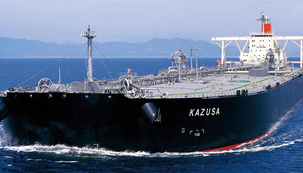 Tankfartyg i Hormuzsundet, en av världens viktigaste transportleder för olja och LNG. Foto: Mitsui Lines