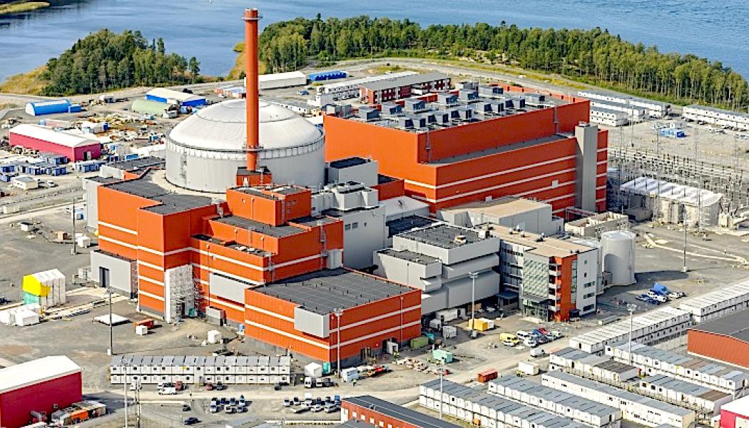 Kärnkraftverket Olkiluoto 3 i västra Finland. Foto: TVO