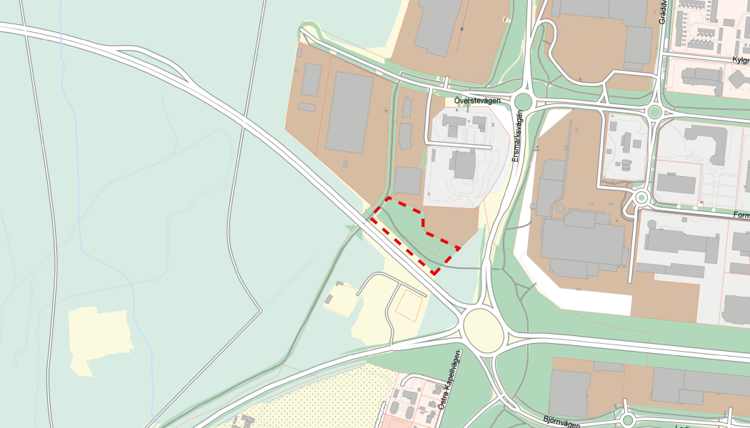 Orienteringskarta. Pressbild: Umeå kommun