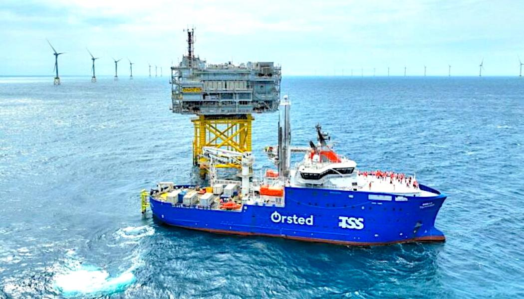 Ørsteds maritima service. Foto: Ørsted