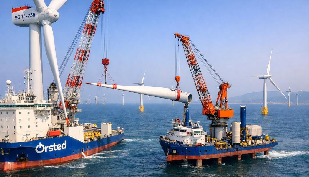 Efter att turbinerna nu är på plats har projektet gått in i driftsättningsfasen. Arbetet omfattar bland annat tester av elsystem, idrifttagning av turbinerna och slutförande av återstående sjökablar. Först därefter kan anläggningen tas i full kommersiell drift. 
Illustration: AI-genererad bild. Ej ett fotografi.
Upphovsrätt © Conventus
