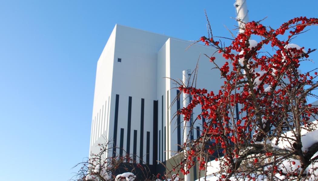 Oskarshamn, vinter bild. Pressbild: OKG AB