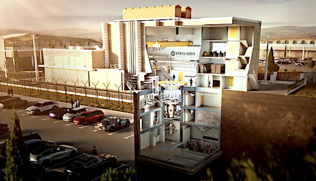 Den planerade Alvin-reaktorn blir en experimentell enhet på 100 kilowatt, med planerad driftstart år 2030. Bild: Stellaria