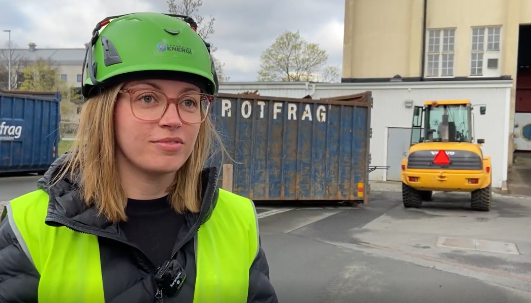 – De nya pannorna gör det också möjligt för oss att använda mer miljövänliga oljor i produktionen, vilket är ett viktigt steg för att minska vår klimatpåverkan, säger Rebecka Finnström. Pressbild: Jönköping Energi