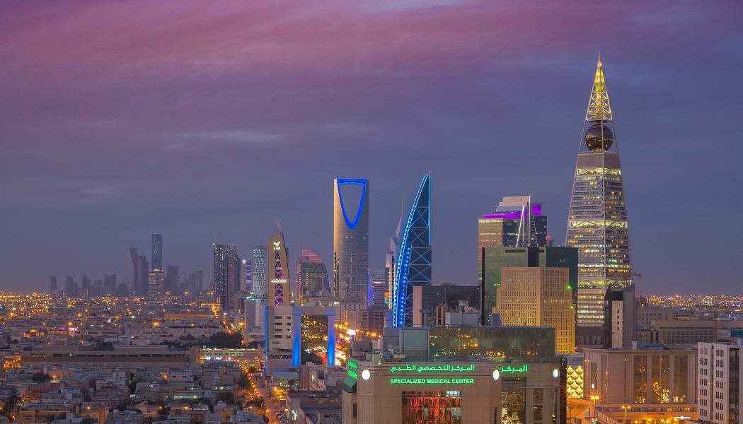 Skyline i Saudiarabiens huvudstad Riadh. Foto: Wikipedia Common. Kredit: B.alotaby 
