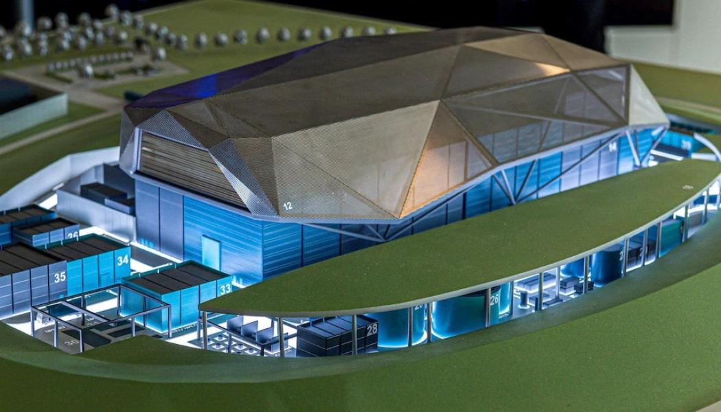 Illustration av en planerad SMR-reaktor. Rolls Royce SMR har valt att basera sin modulutvecklingsanläggning vid Sheffield University´s Manufacturing Research Centre. Källa: Rolls-Royce