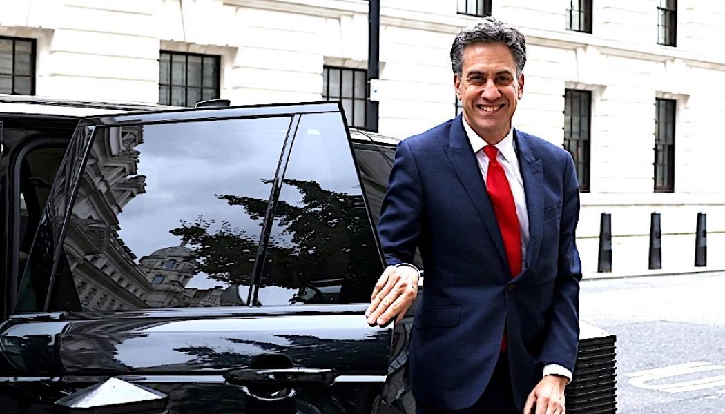 Storbritanniens energiminister Ed Milliband. Foto: Storbritanniens regering