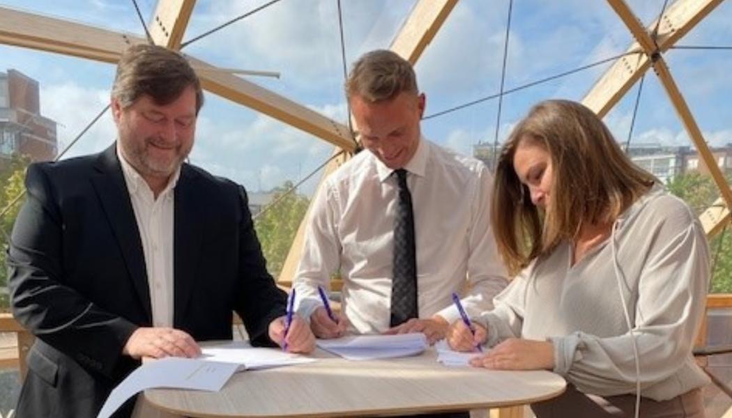 Energibolaget EnBW Sverige och Scandinavian Horizon - en expert med erfarenhet inom storskaliga vätgasprojekt, har gått samman i ett gemensamt bolag för att driva utvecklingen av vätgasbaserade energilösningar. Pressbild: EnBW AG
