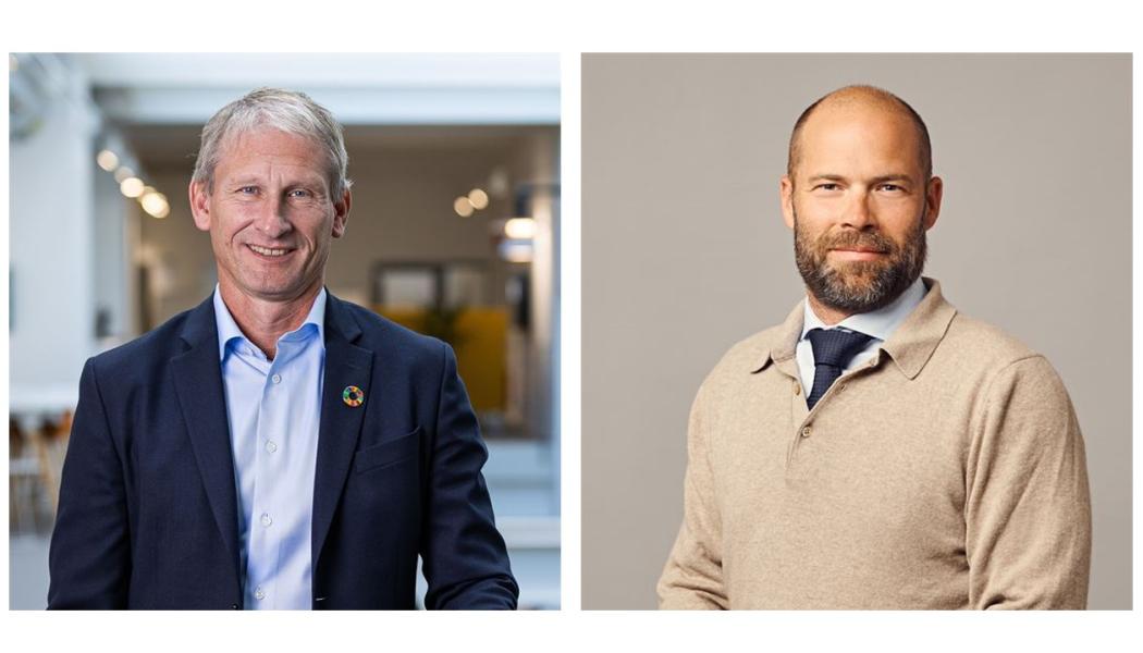 Stockholm Exergis vd Anders Egelrud och Tobias Emanuelsson, vd för moderbolaget Polar Structure.
