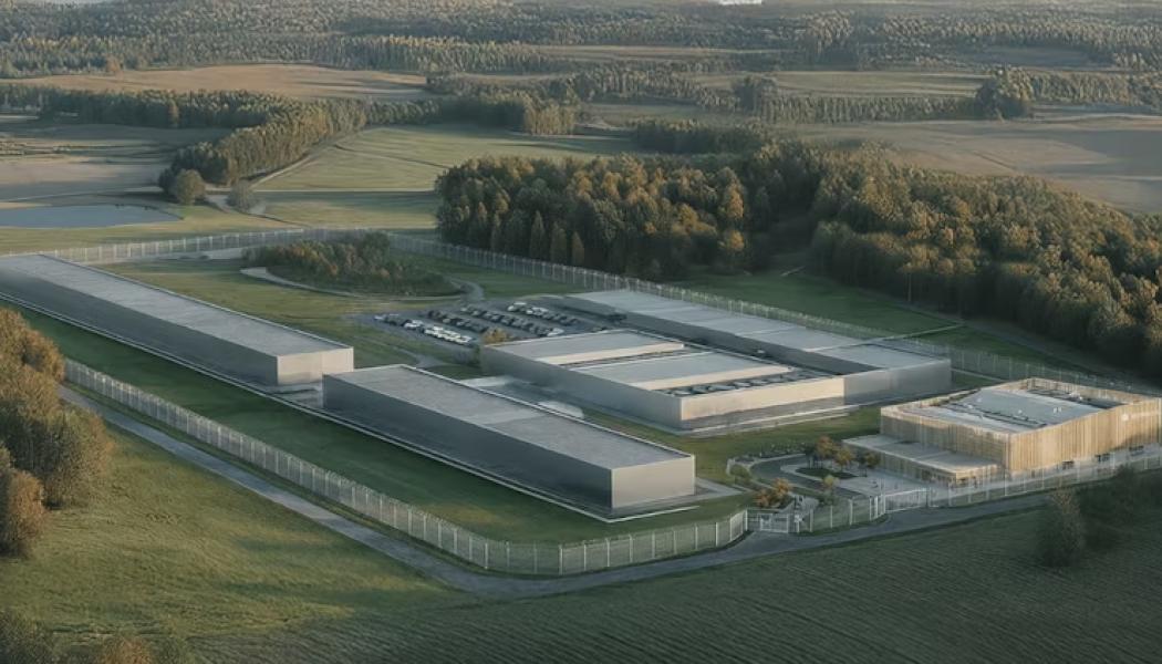 En illustration av ett SMR-kärnkraftverk från Blykalla. Med tillstånd av Blykalla.