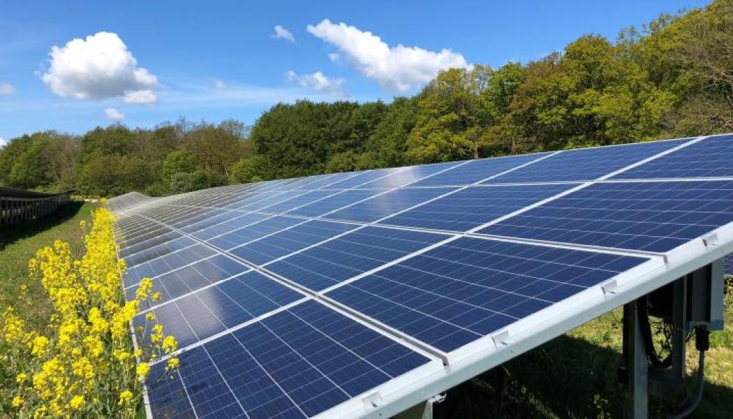 Solceller, symbolbild: Foto: Faxe Kommune.