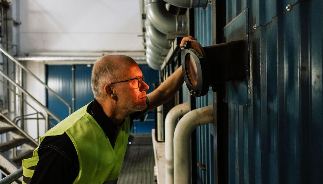 Solör Bioenergi ökar sin elproduktion i Falköping tack vare en uppgradering av elturbinen. Foto: Finemanget
