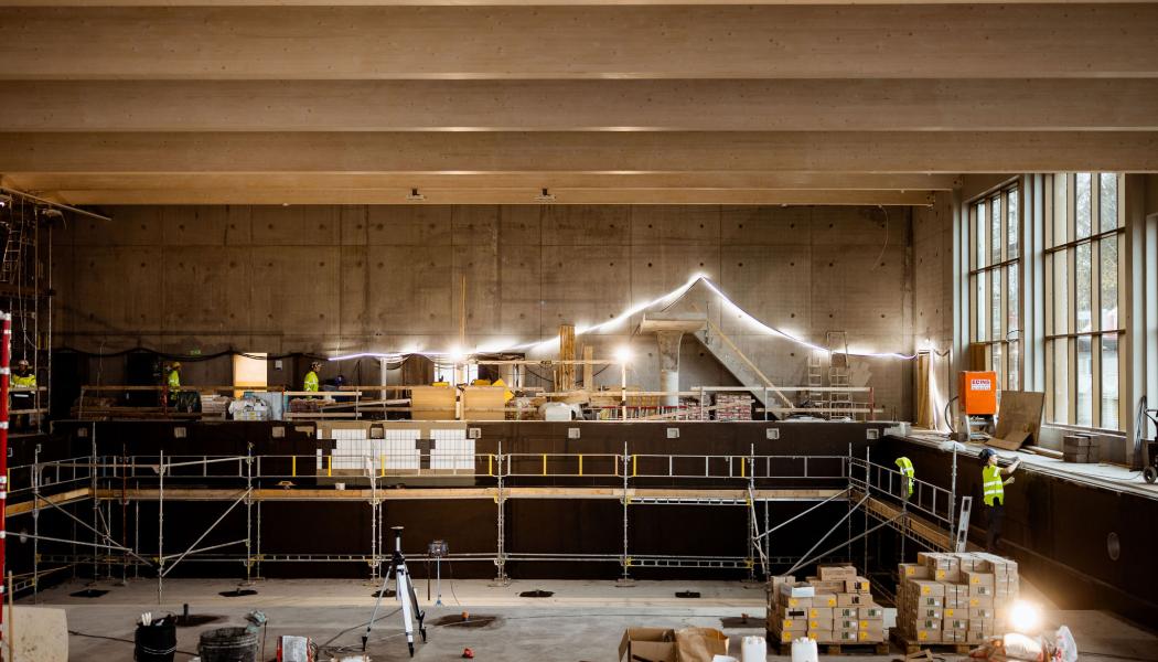 Det nye badehuset i Ekerö får fjernvarme fra Solör Bioenergi