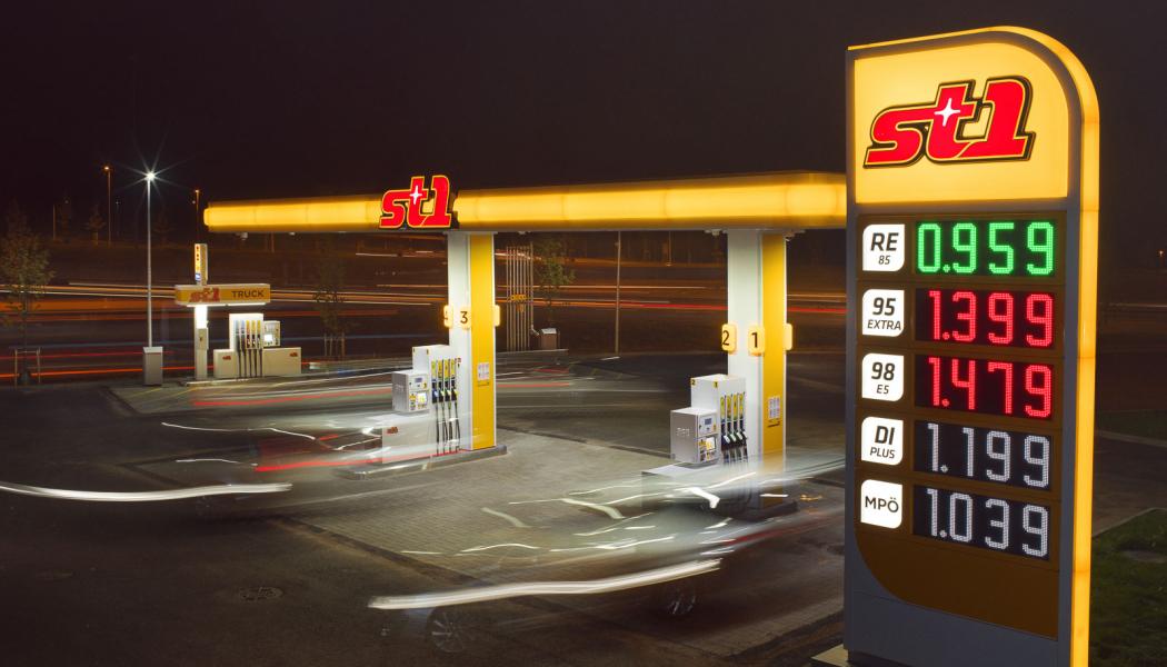 St1-station i Norge. Foto: St1