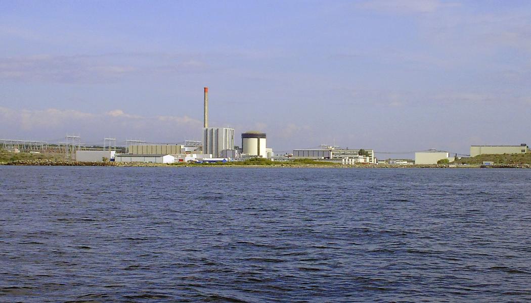 Ringhals kärnkraftverk från havet. Foto: Green Yoshi/Wikimedia Commons/