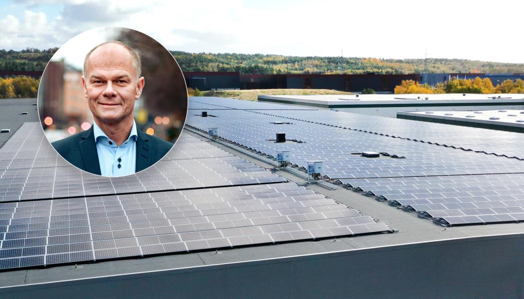 Stefan Ölander, vd på Soltech Energy. Foto: Soltech Energy