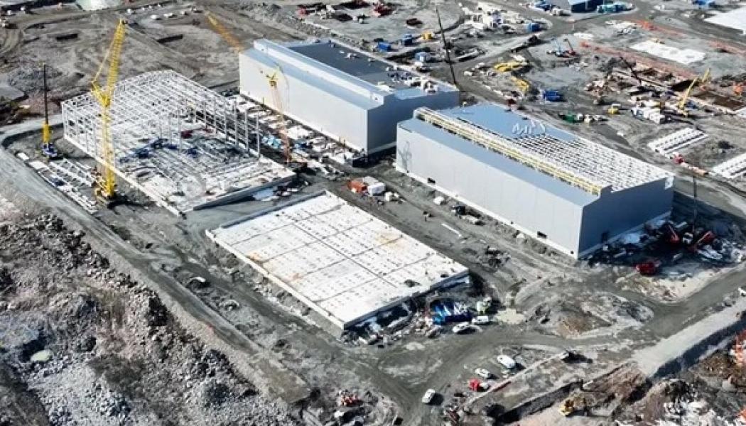 Här uppstår Stegras vätgasanläggning i Boden. Foto: Stegra