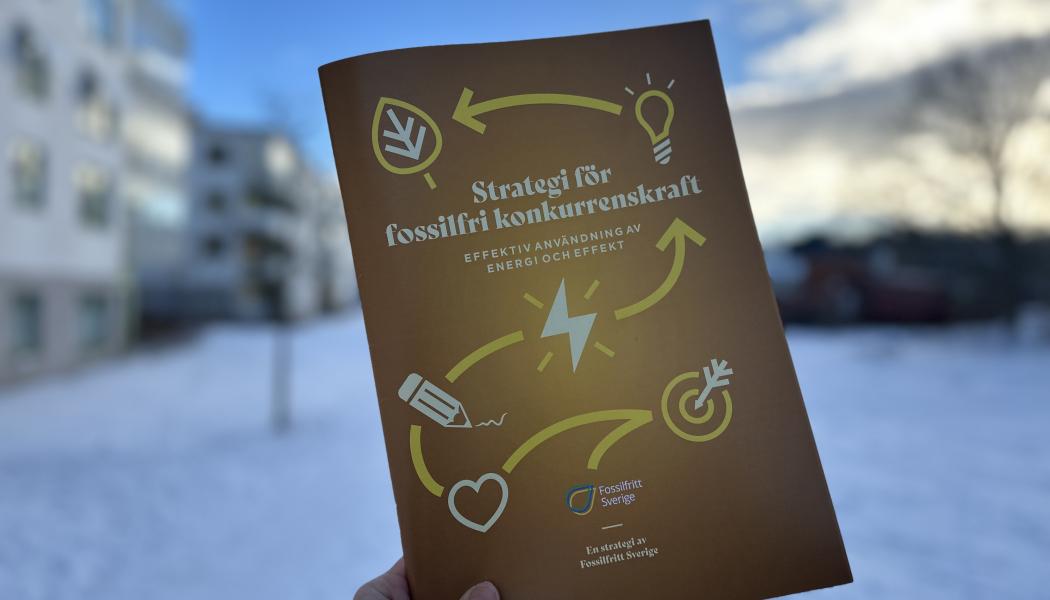 Fossilfritt Sverige överlämnar rapporten 
