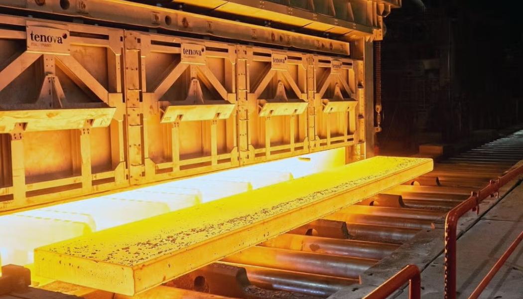 Ugn vid Thyssenkrupps anläggning i Duisburg.
Foto: Thyssenkrupp