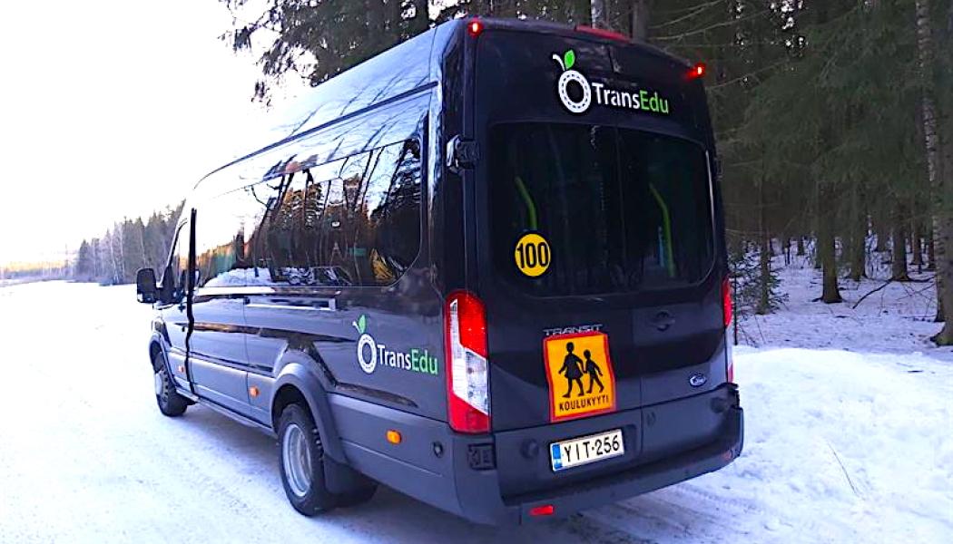 TransEdu, del av Nobina, får förnyat och utökat uppdrag i Helsingfors med 15 elfordon för serviceresor. Foto: Nobina