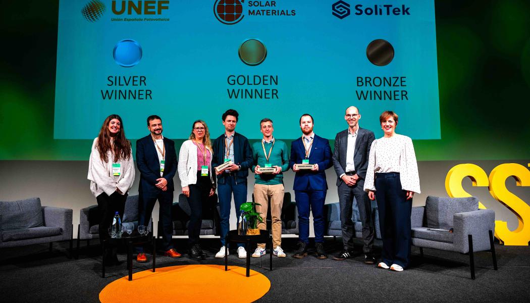 Vid Sustainable Solar Europe 2024 presenterade finalisterna sina hållbarhetsinsatser för både deltagare och jury. Efter presentationerna fick deltagarna rösta fram vinnarna. Foto: Sustainable Solar Europe 2024