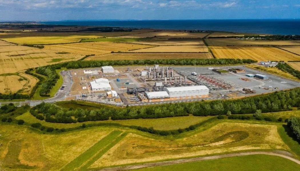 Platsen för det planerade Aldbrough Hydrogen Pathfinder-projektet i Yorkshire i nordöstra England.
Foto: SSE Thermal