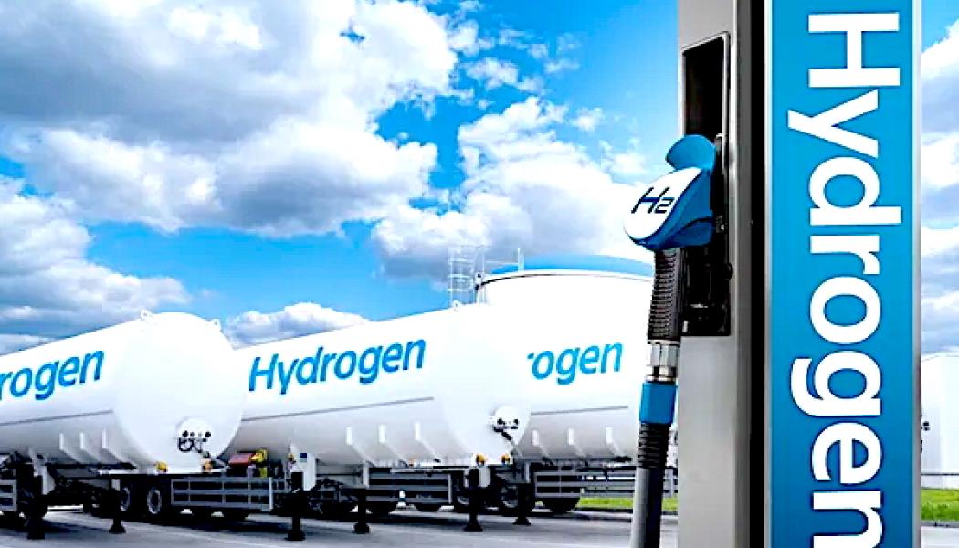 Westfallen Group och RWE har meddelat att de ska bygga en vätgastankstation vid det gaskraftverk som uppförs i Emsland. Anläggningen ska ligga i Tyskland och beräknas tas i drift 2025. Illustration: RWE