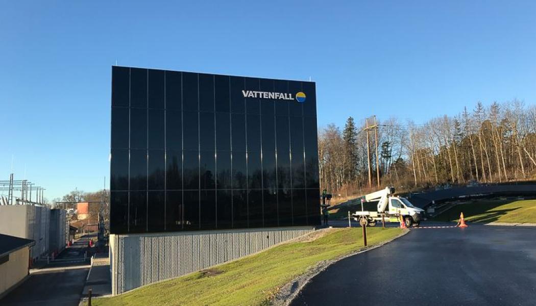 Vattenfall Eldistribution transformatorstation i Järva. Foto: Vattenfall Eldistribution