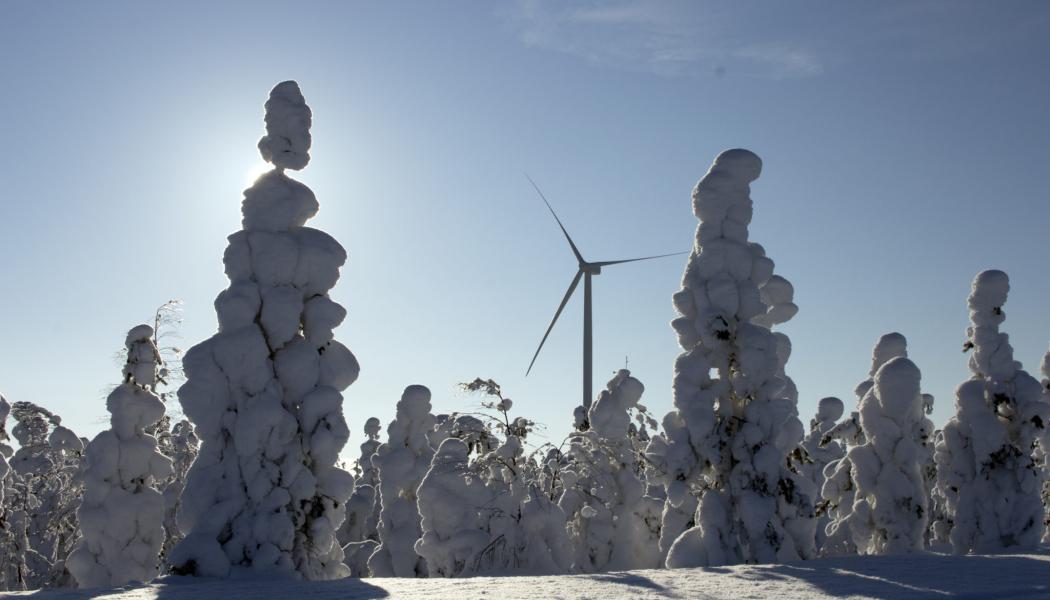 I slutet av juni 2023 var Finlands vindkraftskapacitet 6 116 megawatt (MW). Foto: Finlands Vindkraftsförbund