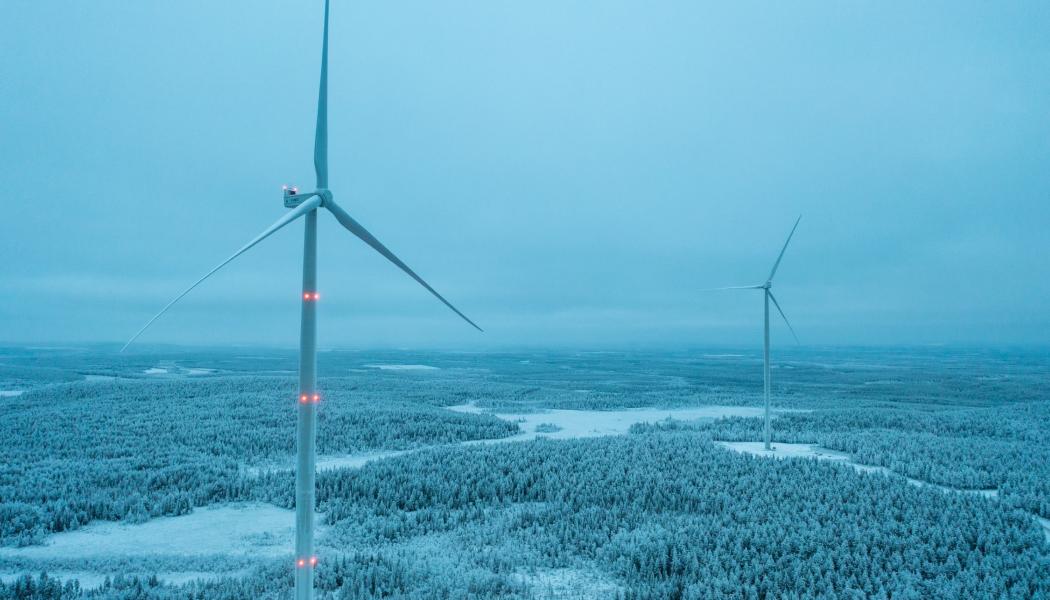 Wpd Suomi Oy:s tidigare projekt i finska Nuolivaara. Foto: Wpd Suomi Oy