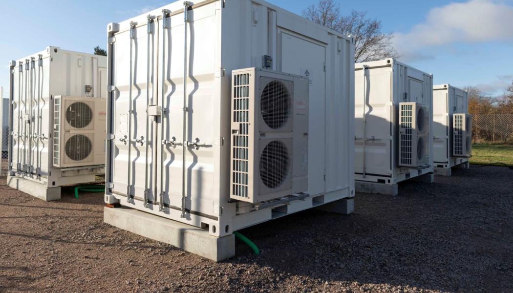 Öresundskrafts kommande, storskaliga batterilager ska inrymmas i sådana här containrar. Foto: Anders Andersson.